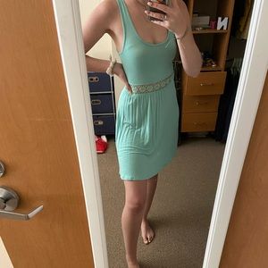Teal blue sundress